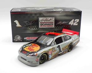 Jamie McMurray Autographed 2011 Bass Pro / Tracker Boats Flashcoat Silver 1:24 Nascar Diecast Jamie McMurray Autographed 2011 Bass Pro / Tracker Boats Flashcoat Silver 1:24 Nascar Diecast 