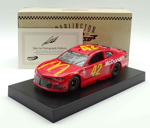 **Paint Chip See Pictures** Ross Chastain Autographed 2021 McDonalds Darlington Throwback 1:24 Nascar Diecast **Paint Chip See Pictures** Ross Chastain Autographed 2021 McDonalds Darlington Throwback 1:24 Nascar Diecast