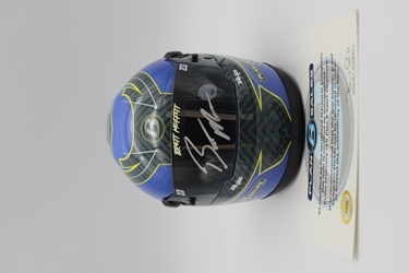 Brett Moffitt Autographed 2020 Plan B Sales 07 Tribute Scheme (Phoenix) MINI Replica Helmet Brett Moffitt, Helmet, NASCAR, BrandArt, Mini Helmet, Replica Helmet