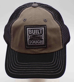 Built Ford Tough Black & Brown Trucker Adult Hat  Hat, Licensed