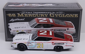 Cale Yarborough #21 60 Minute Cleaners 1968 Mercury Cyclone 1:24 University of Racing Nascar Diecast Cale Yarborough nascar diecast, diecast collectibles, nascar collectibles, nascar apparel, diecast cars, die-cast, racing collectibles, nascar die cast, lionel nascar, lionel diecast, action diecast, university of racing diecast, nhra diecast, nhra die cast, racing collectibles, historical diecast, nascar hat, nascar jacket, nascar shirt,historical racing die cast