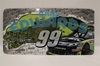 Carl Edwards #99 Aflac Diamond Plate Aflac License Plate Carl Edwards ,Diamond Plate Aflac ,License Plate,R and R Imports,R&R