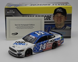 Chase Briscoe Autographed 2021 HighPoint Salutes 1:24 Nascar Diecast Chase Briscoe, Nascar Diecast, 2021 Nascar Diecast, 1:24 Scale Diecast