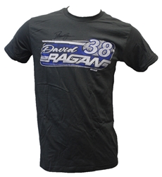 David Ragan Autographed 38 Grey Name & Number Front Row Motorsports Tee david ragan, shirt. ragan, tee