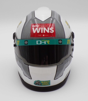Denny Hamlin 2023 Mavis 600 Nascar Wins MINI Replica Helmet Denny Hamlin, Helmet, NASCAR, BrandArt, Mini Helmet, Replica Helmet