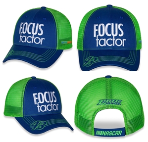 Erik Jones 2022 #43 Focus Factor Sponsor Adult Hat Erik Jones, NASCAR Cup Series, HMS