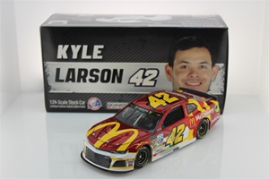 Kyle Larson 2019 McDonalds McDelivery 1:24 Color Chrome Nascar Diecast Kyle Larson Nascar Diecast,2019 Nascar Diecast,1:24 Scale Diecast, pre order diecast, 2019 Chip Ganassi Racing
