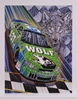 Mark Green 2000 "Timber Wolf Racing 00" Sam Bass Poster 22" X 17" Sam Bas Poster
