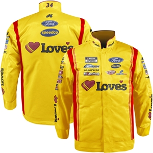Michael McDowell 2021 Loves Nylon Uniform Jacket Michael McDowell, jacket, nascar
