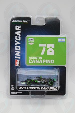 Agustin Canapino #78 2023 TBD / Juncos Hollinger Racing - NTT IndyCar Series 1:64 Scale IndyCar Diecast Agustin Canapino, 1:64, diecast, greenlight, indy