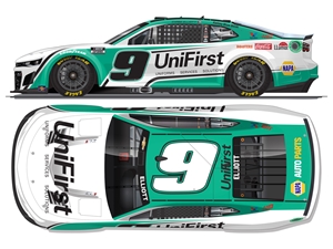 *Preorder* Chase Elliott 2024 Unifirst 1:24 Color Chrome Nascar Diecast Chase Elliott, Nascar Diecast, 2024 Nascar Diecast, 1:24 Scale Diecast