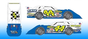 *Preorder* Clint Smith 2021 #44 1:24 Dirt Late Model Diecast Clint Smith, 2021 Dirt Late Model Diecast, 1:24 Scale Diecast, pre order diecast