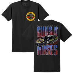 Erik Jones 2023 Guns N' Roses 2-Spot Black Tee Erik Jones, apparel, Legacy Motor Club