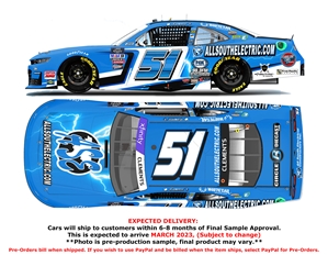 *Preorder* Jeremy Clements 2022 All South Electric 1:24 Nascar Diecast Jeremy Clements, Nascar Diecast, 2022 Nascar Diecast, 1:24 Scale Diecast