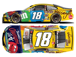 *Preorder* Kyle Busch 2021 M&Ms Messages "Awesome" 1:24 Elite Kyle Busch, Nascar Diecast, 2021 Nascar Diecast, 1:24 Scale Diecast, pre order diecast, Elite