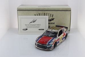 Ross Chastain Autographed 2020 Dirty Mo Media Darlington Throwback 1:24 Color Chrome Nascar Diecast Ross Chastain, Nascar Diecast,2020 Nascar Diecast,1:24 Scale Diecast, pre order diecast