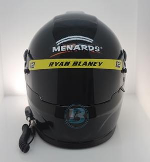 Ryan Blaney 2020 Menards Full Size Replica Helmet Ryan Blaney, Helmet, NASCAR, BrandArt, Full Size Helmet, Replica Helmet