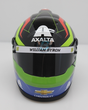 William Byron 2021 Axalta MINI Replica Helmet William Byron, Helmet, NASCAR, BrandArt, Mini Helmet, Replica Helmet