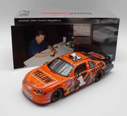 ** With Picture of Driver Autographing Diecast ** Jimmy Spencer Autographed 2002 Yellow 1:24 Team Caliber Pererred Series Diecast ** With Picture of Driver Autographing Diecast ** Jimmy Spencer Autographed 2002 Yellow 1:24 Team Caliber Pererred Series Diecast
